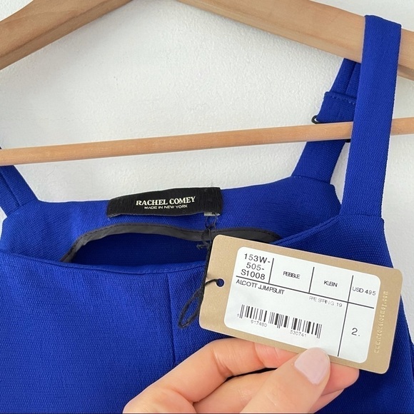 NWT Rachel Comey Alcott Jumpsuit in Klein Blue 2 - Picture 7 of 9